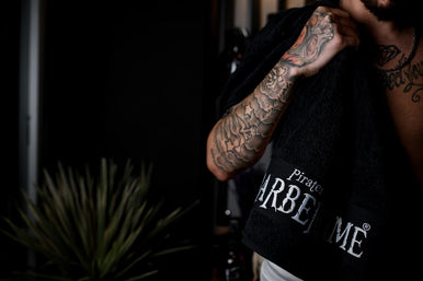 BarberTime White Barber Towel